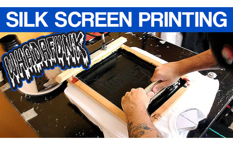 Silk Screen Printing & T-Shirt Making Process – whadafunk
