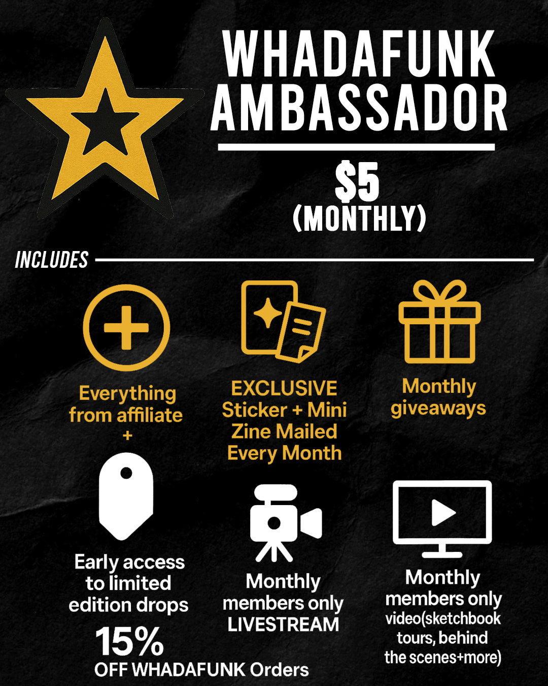 WHADAFUNK AMBASSADOR