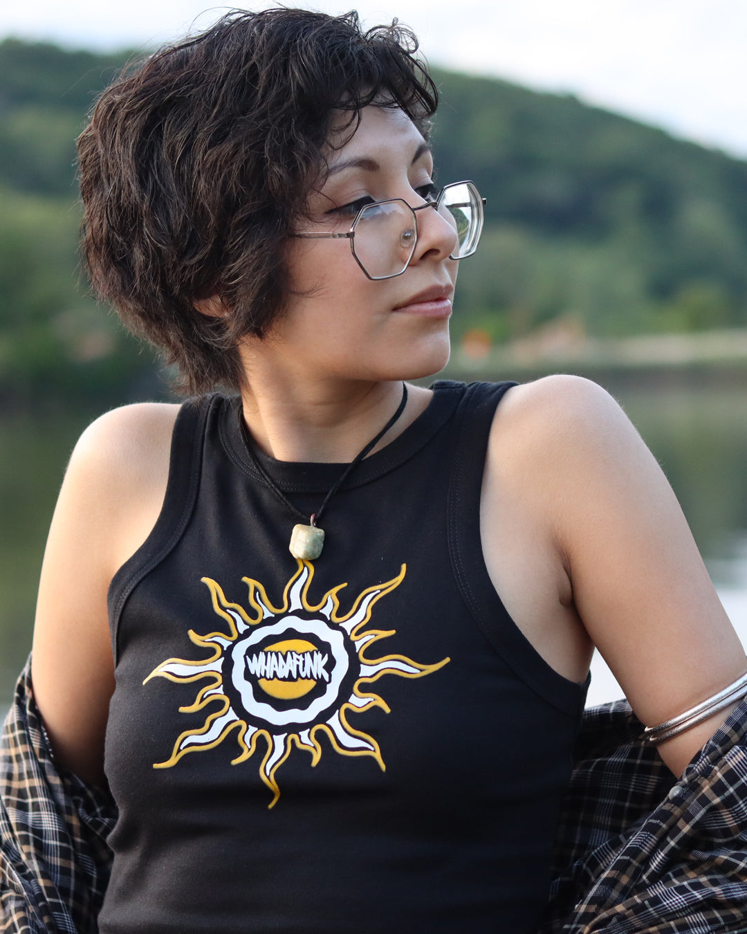 WHADAFUNK LADIES SUN BLAST TANKTOP