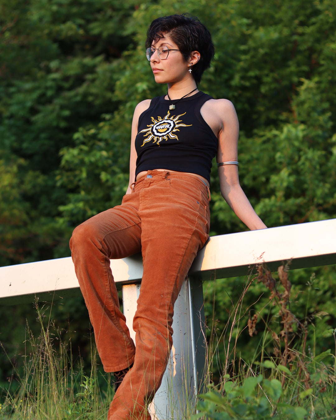 WHADAFUNK LADIES SUN BLAST TANKTOP