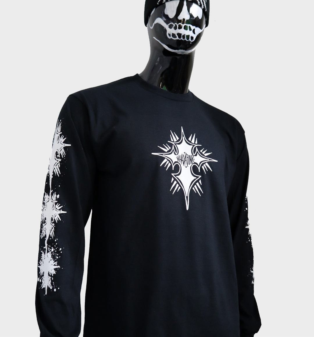 CROSS BLACK LONG SLEEVE SHIRT