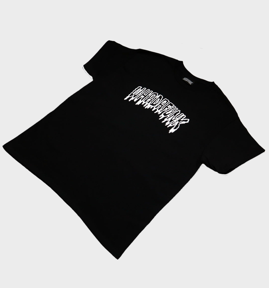 WHADAFUNK Drippy Funk Logo T-Shirt featuring a bold graphic logo design with a drippy effect.