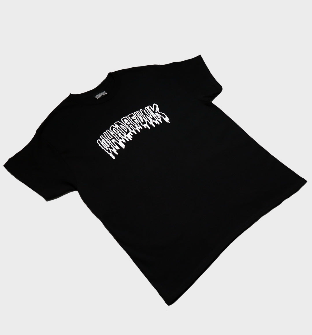 WHADAFUNK Drippy Funk Logo T-Shirt featuring a bold graphic logo design with a drippy effect.