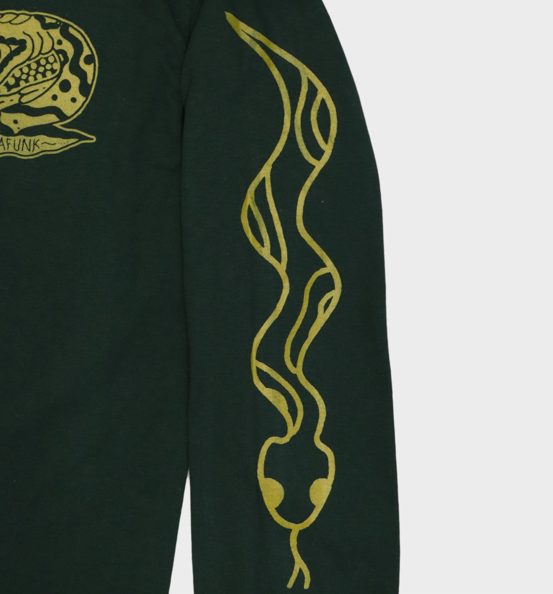 WHADAFUNK Military Snake Long Sleeve Tee – Bold Snake Graphic Streetwear Shirt.