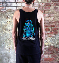 Load image into Gallery viewer, WHADAFUNK TIL DEATH TANKTOP MODEL WEARING

