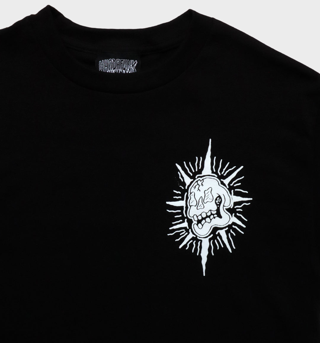 WHADAFUNK Stay Wild Black T-Shirt – Bold Graphic Design for Streetwear Lovers.