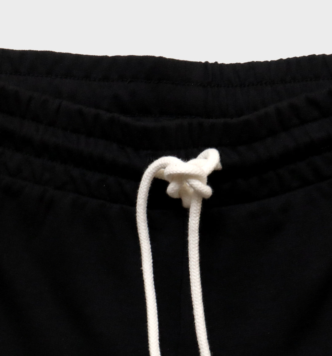 WHADAFUNK Skull Heart Striped Shorts with bold skull and heart graphic design and striped detailing for streetwear style.