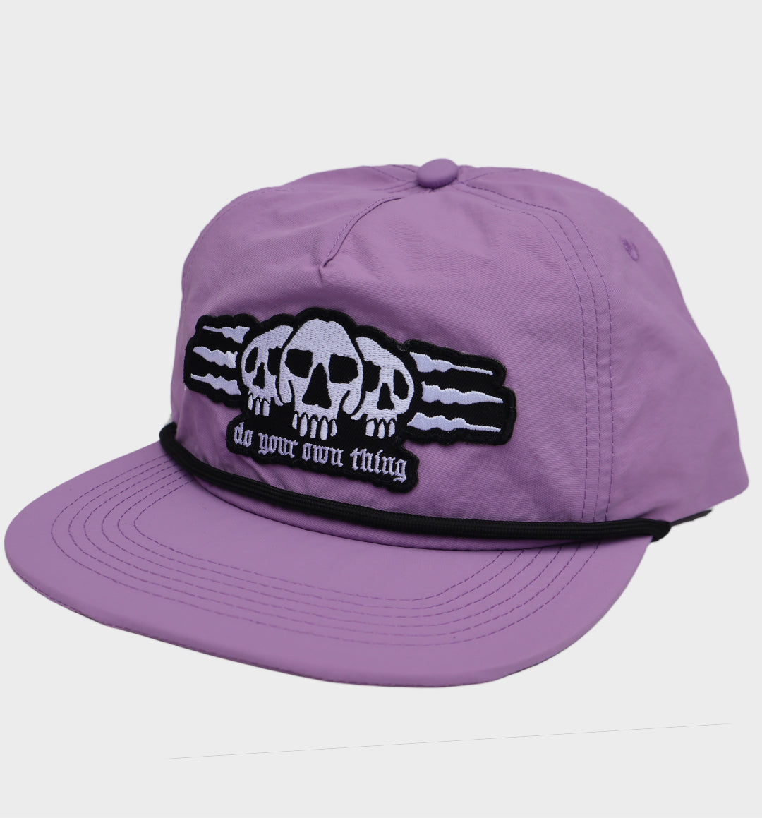 DO YOUR OWN THING SNAPBACK HAT PURPLE