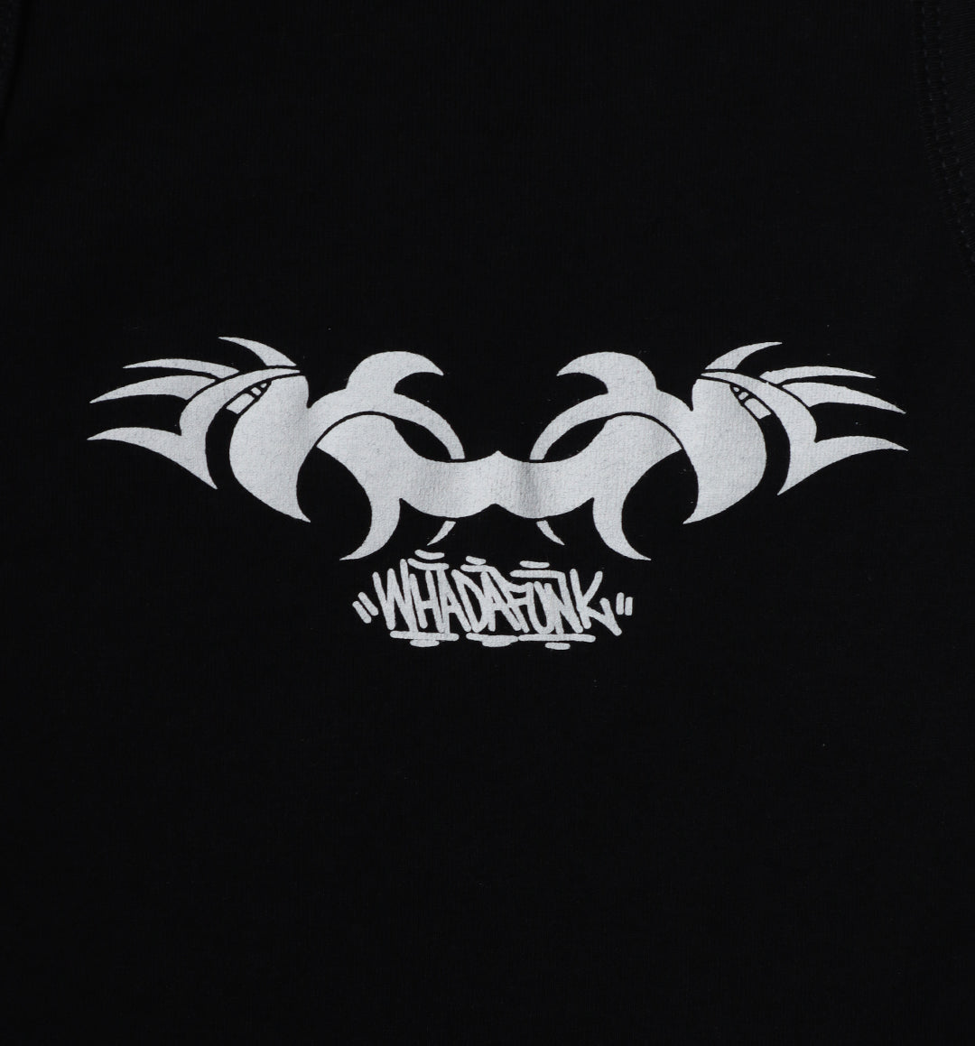 WHADAFUNK LADIES TRIBAL BLACK TANKTOP