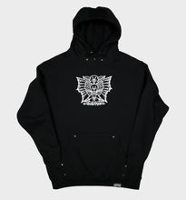 Load image into Gallery viewer, WHADAFUNK Skull Butterfly Heavyweight Hoodie
