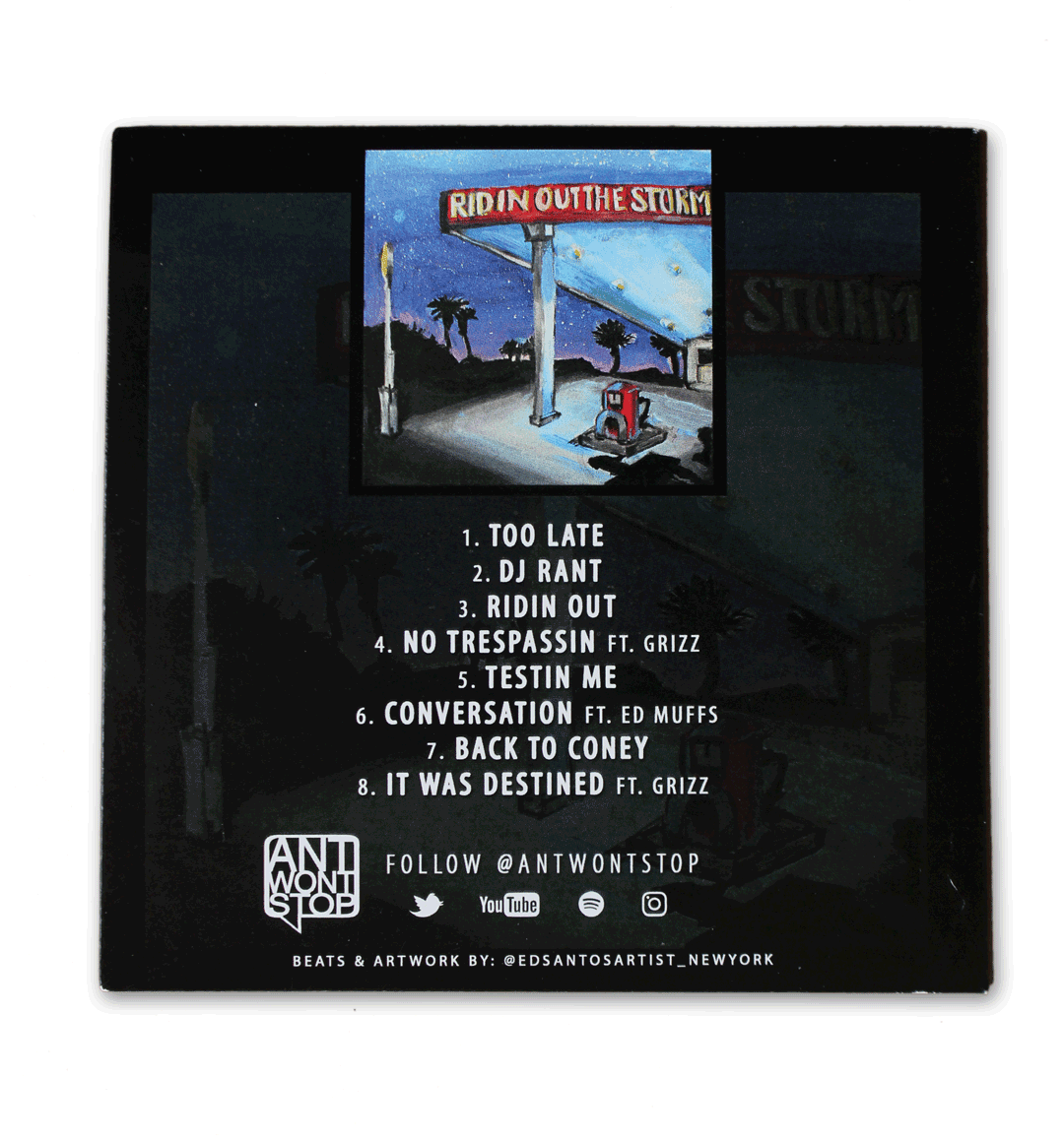 ANTWONTSTOP - RIDIN OUT THE STORM CD MERCH