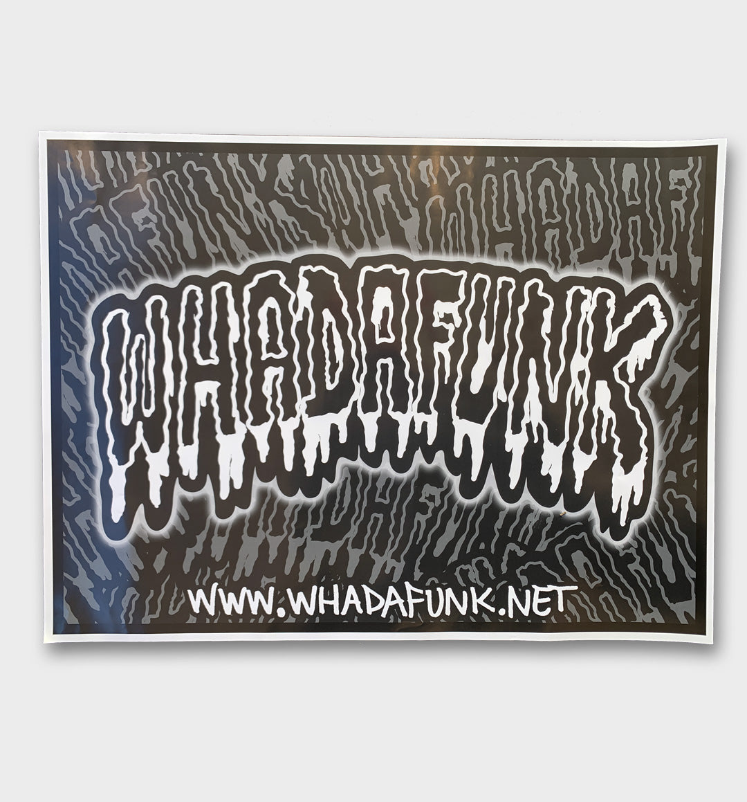 WHADAFUNK Poster featuring bold and iconic artwork for wall decor and creative spaces.