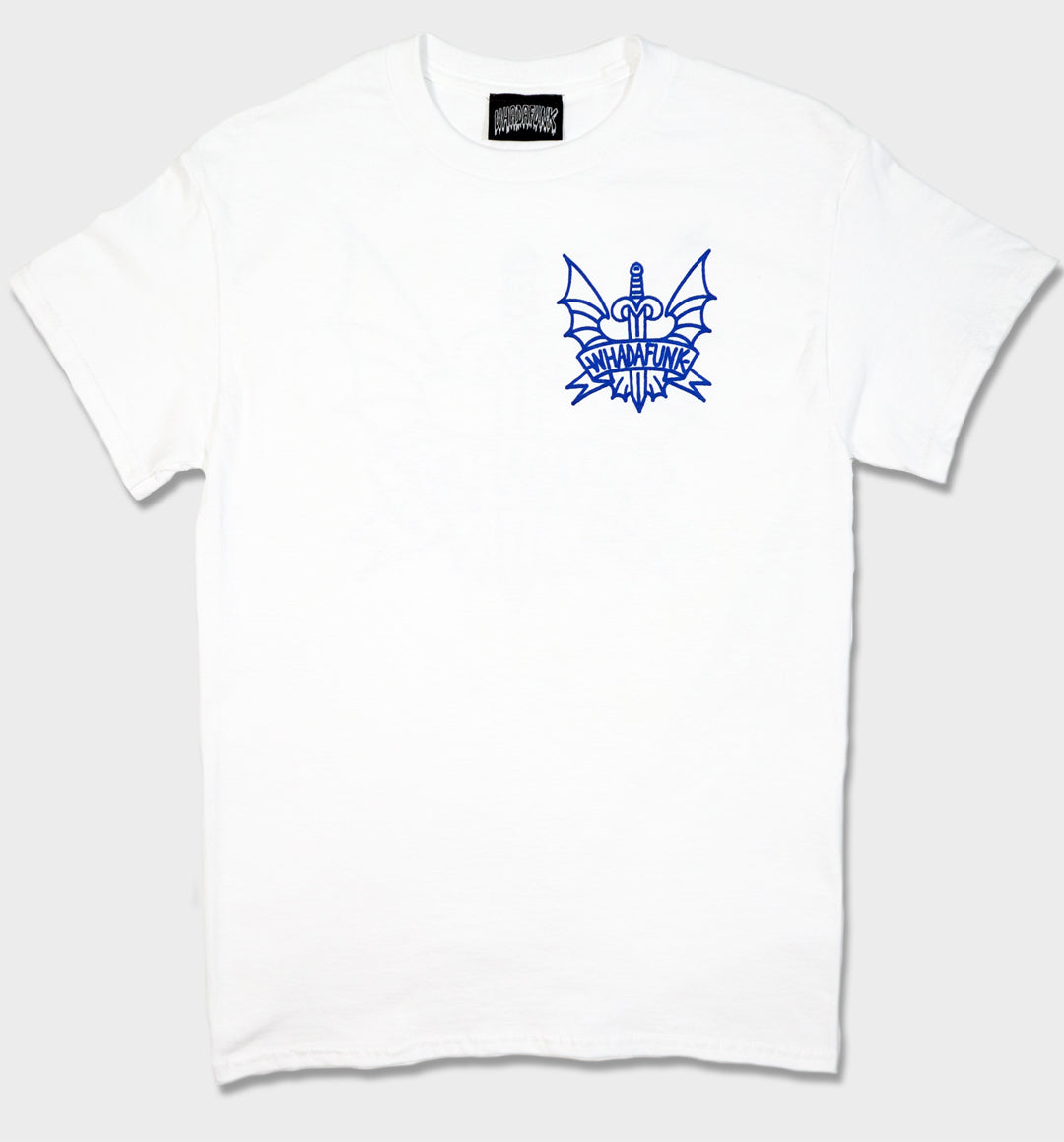 WHADAFUNK Winged Sword T-Shirt – Bold Graphic Design for Streetwear Lovers
