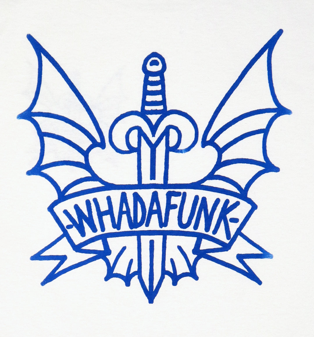 WHADAFUNK Winged Sword T-Shirt – Bold Graphic Design for Streetwear Lovers
