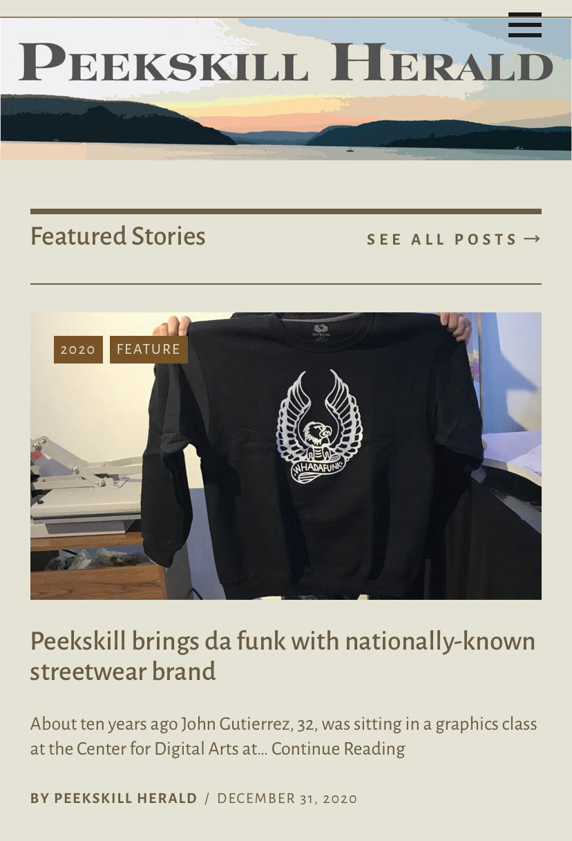 Whadafunk In The Local Newspaper - Peekskill Herald
