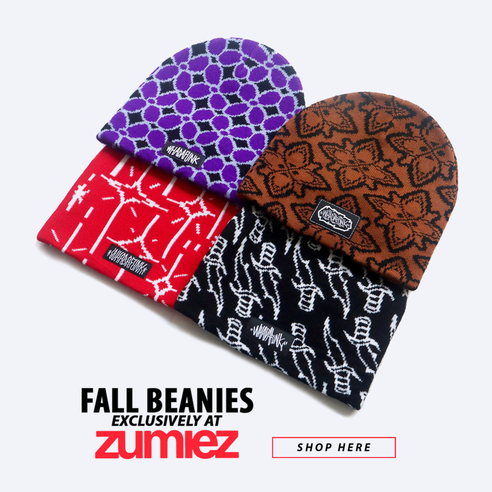 New WHADAFUNK Skully Beanies Now at Zumiez!