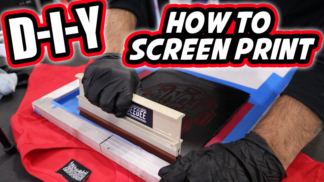 DIY: How To Silk Screen Print For Beginners Tutorial