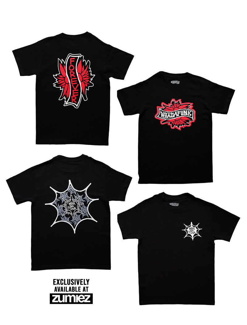 WHADAFUNK tees are at Zumiez?!
