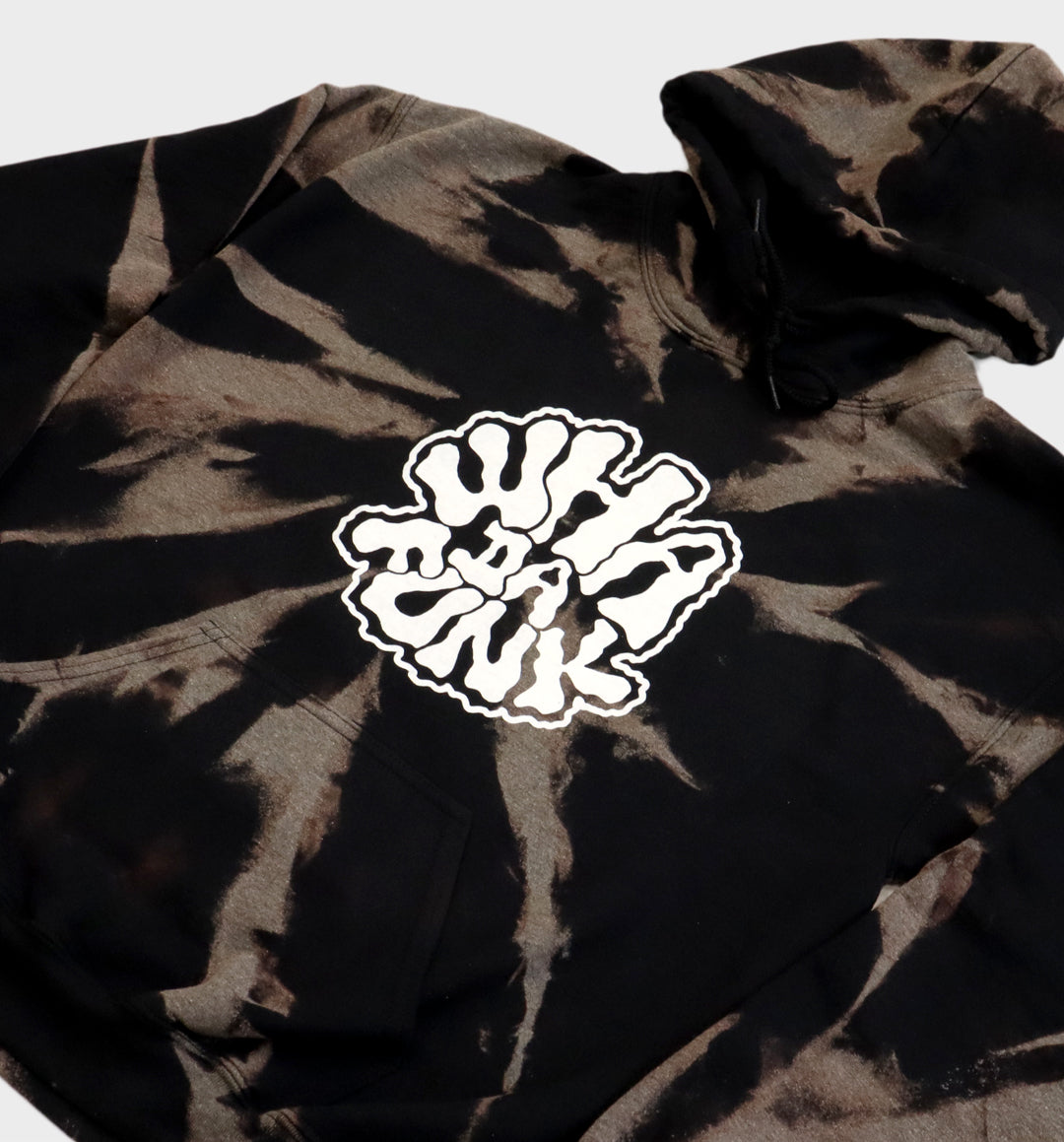 Bleach Dye Trippy Hoodie | Unique Streetwear by WHADAFUNK – whadafunk