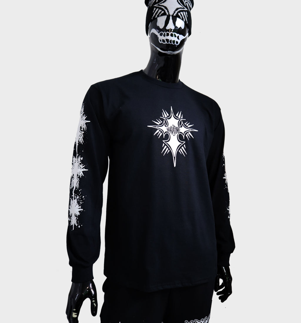 CROSS BLACK LONG SLEEVE SHIRT