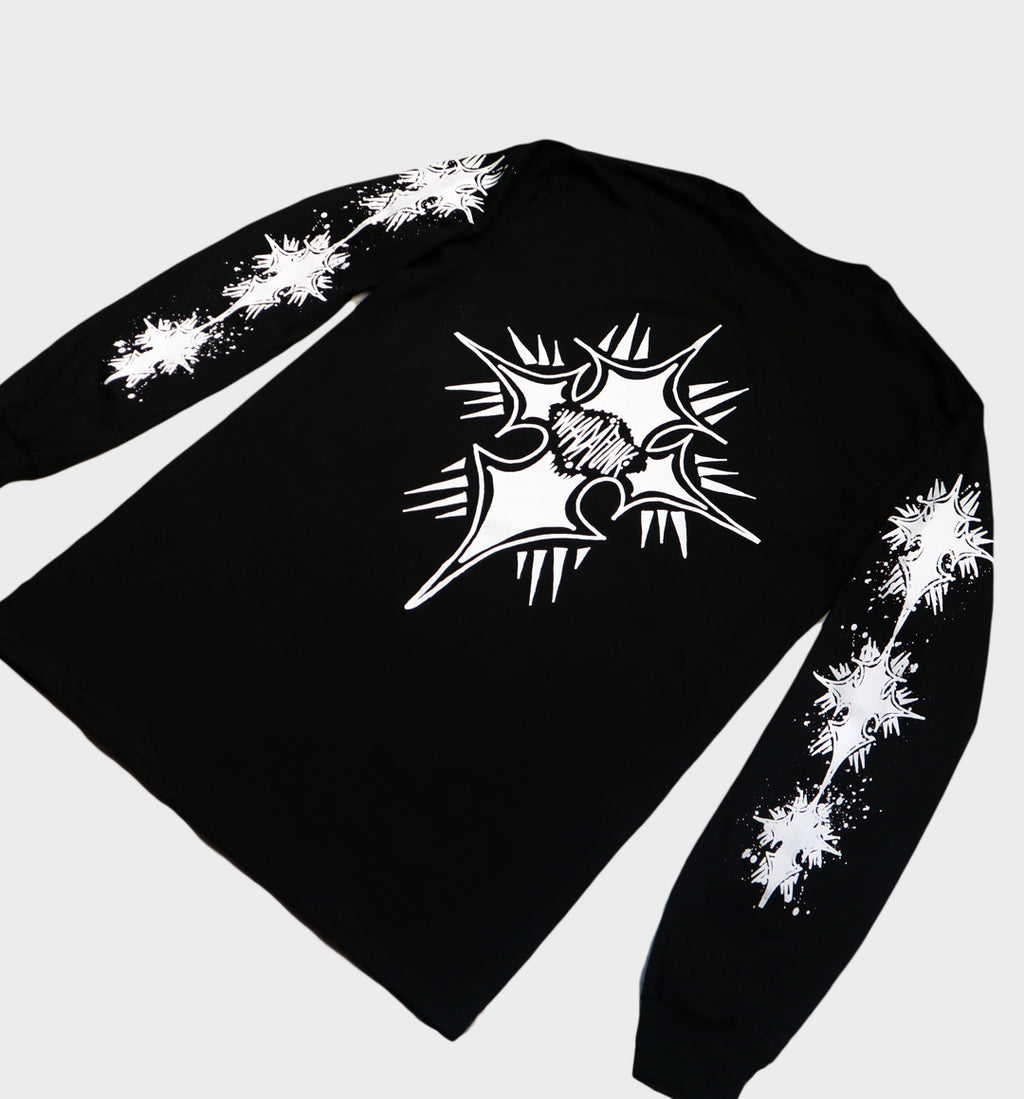 CROSS BLACK LONG SLEEVE SHIRT