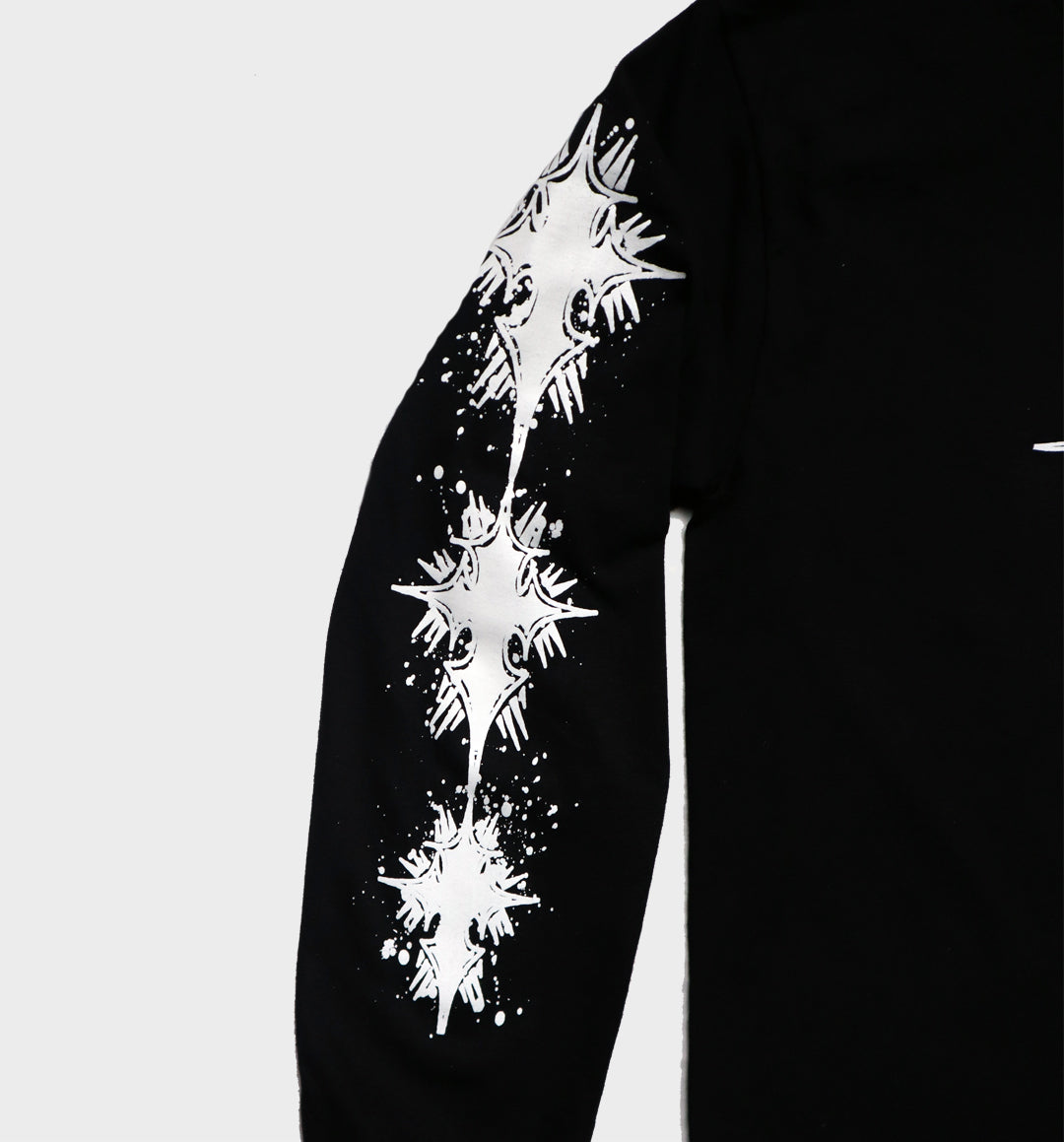 CROSS BLACK LONG SLEEVE SHIRT – whadafunk
