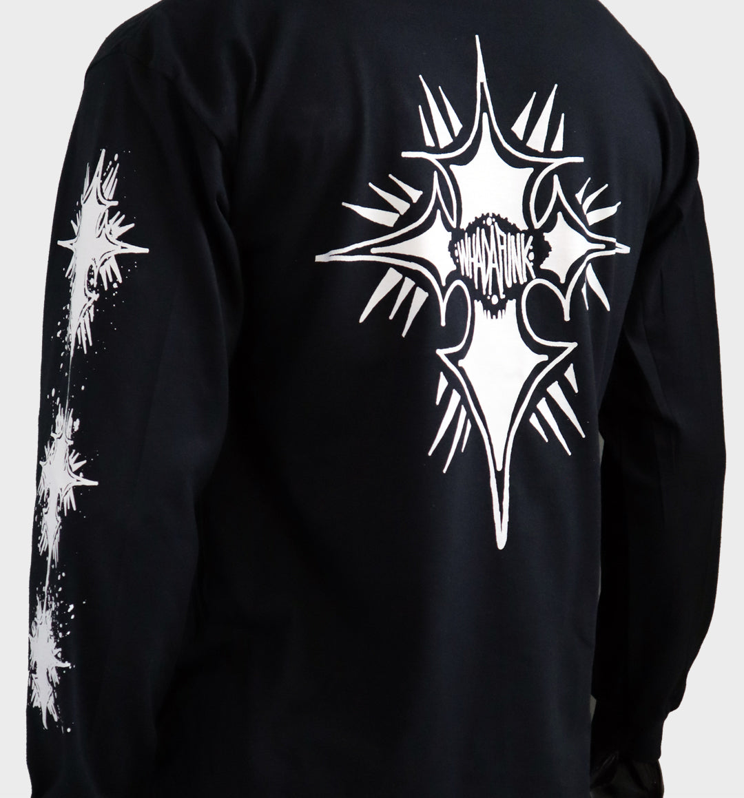 CROSS BLACK LONG SLEEVE SHIRT – whadafunk