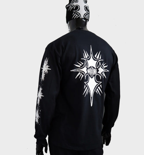 CROSS BLACK LONG SLEEVE SHIRT