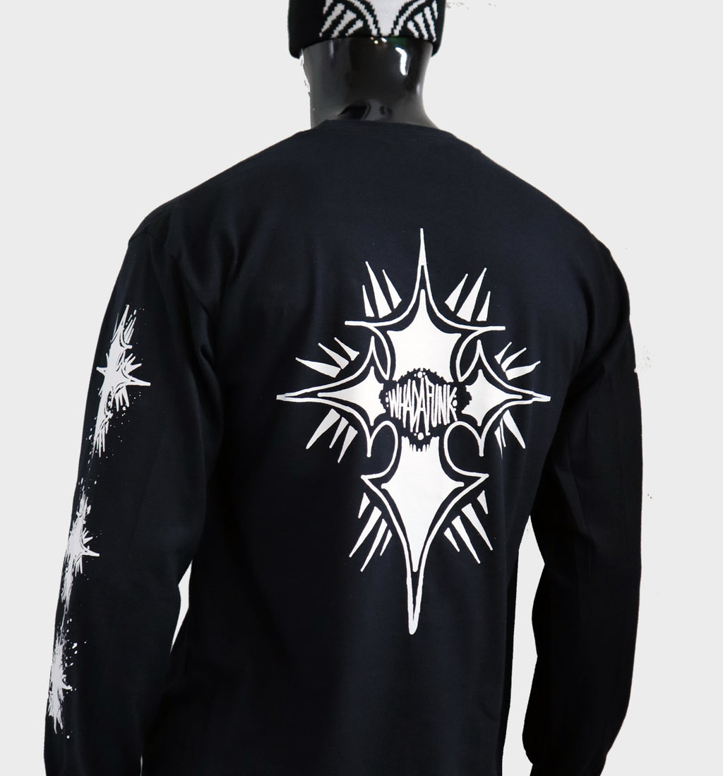 CROSS BLACK LONG SLEEVE SHIRT