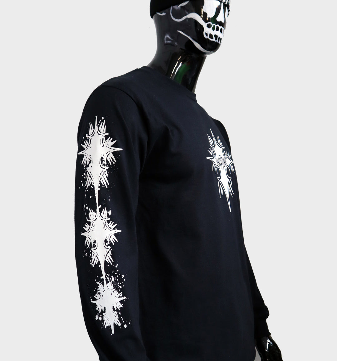 CROSS BLACK LONG SLEEVE SHIRT – whadafunk