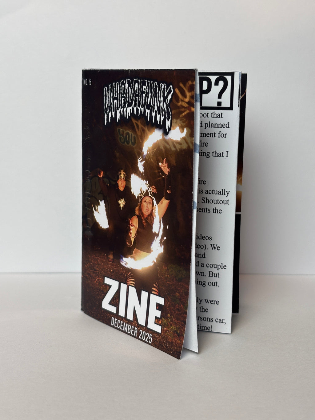 WHADAFUNK DECEMBER 2025 Zine + Sticker – Limited Edition (FREE SHIPPING)