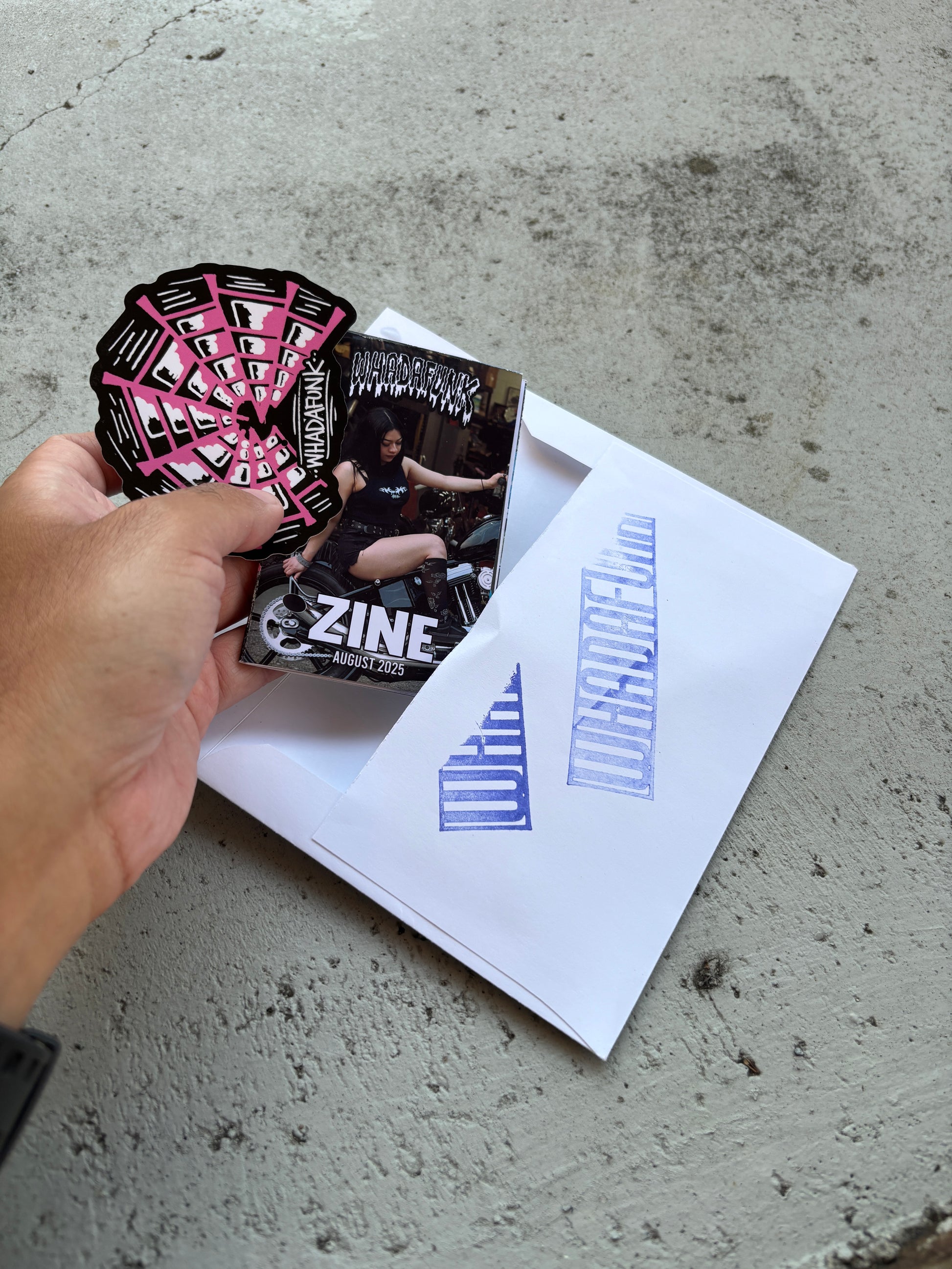 WHADAFUNK August 2025 Zine + Sticker – Limited Edition (FREE SHIPPING)