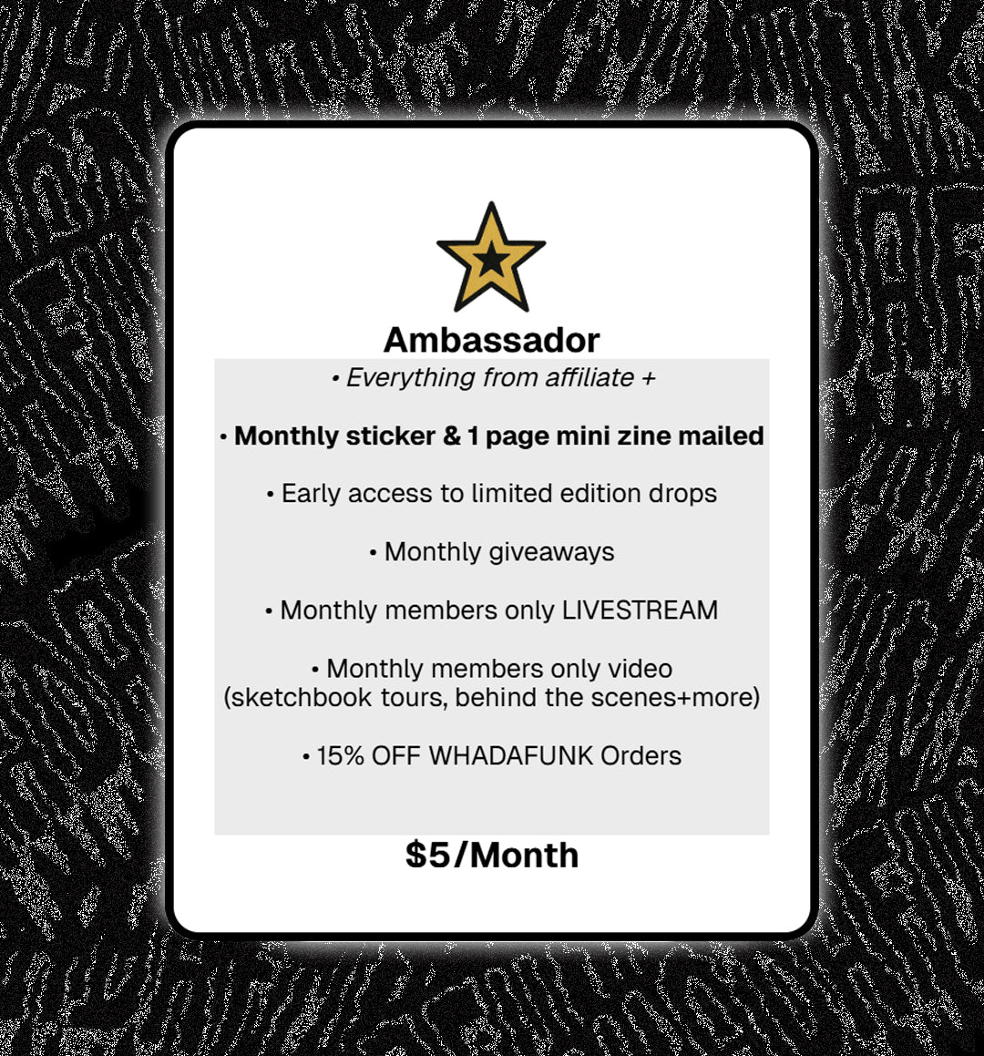 WHADAFUNK AMBASSADOR