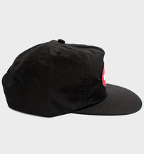 Load image into Gallery viewer, BLACK SURF STYLE SNAPBACK HAT -  LEFT SIDE VIEW 
