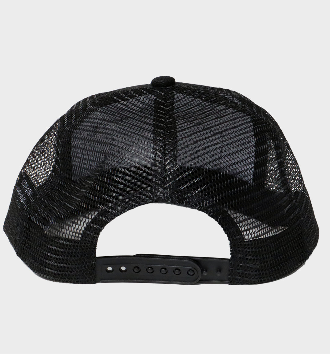 WHADAFUNK Drippy Trucker Hat featuring a bold dripping logo for streetwear lovers.