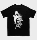 WHADAFUNK Dagger Black T-Shirt featuring bold streetwear-inspired graphic design.