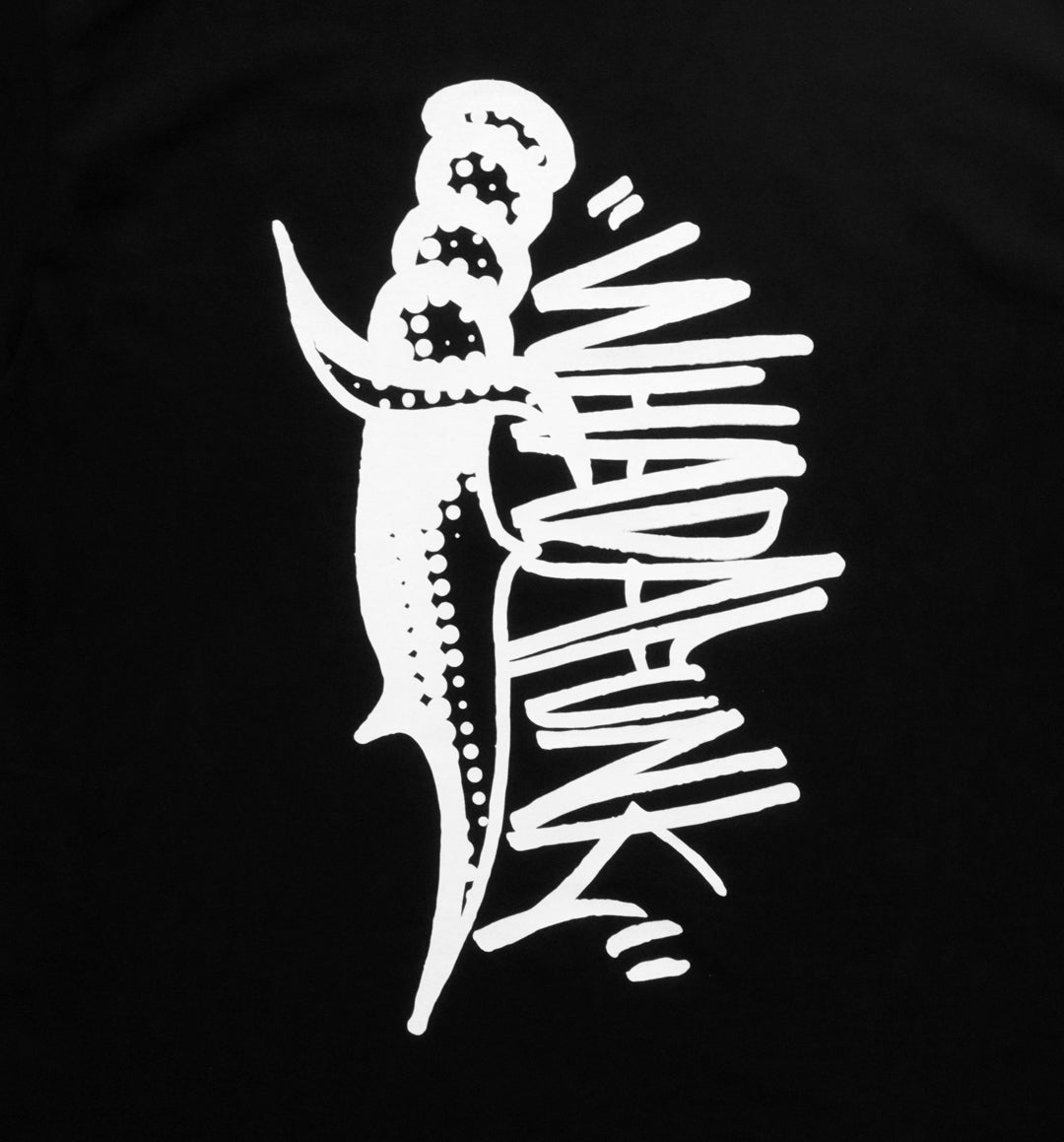 WHADAFUNK Dagger Black T-Shirt featuring bold streetwear-inspired graphic design.