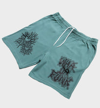 Load image into Gallery viewer, WHADAFUNK Shattered Arctic Shorts featuring bold shattered ice pattern design.
