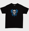 WHADAFUNK BURST SKULL BLACK T-SHIRT