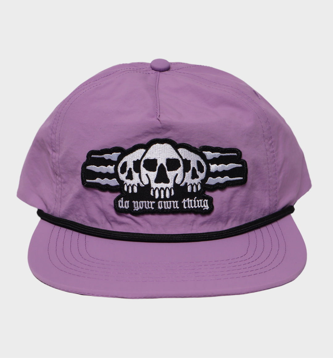 DO YOUR OWN THING SNAPBACK HAT PURPLE