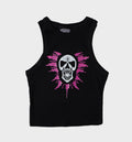 WHADAFUNK LADIES BURST SKULL TANKTOP