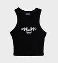 WHADAFUNK LADIES TRIBAL BLACK TANKTOP