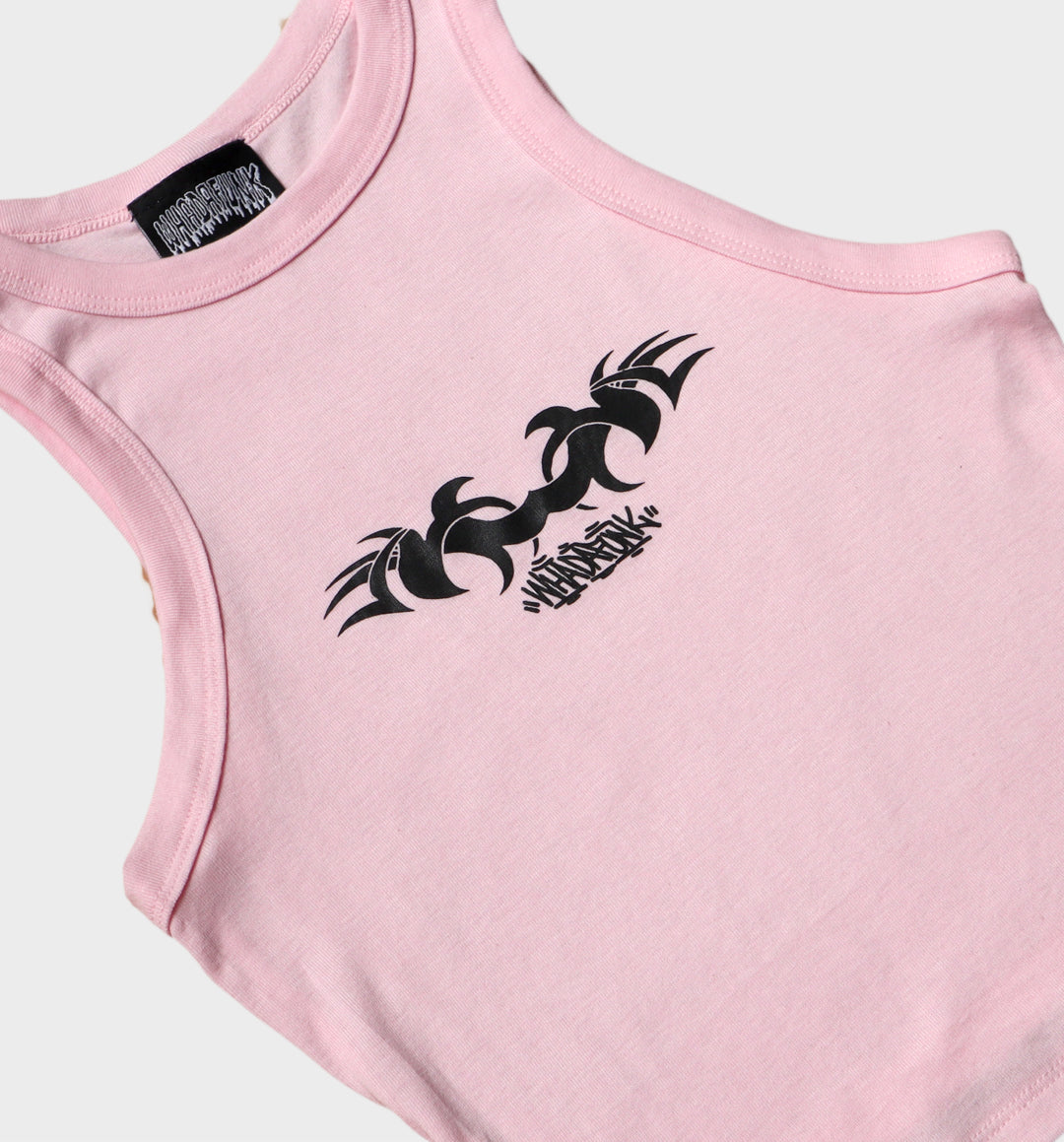 WHADAFUNK LADIES TRIBAL PINK TANKTOP