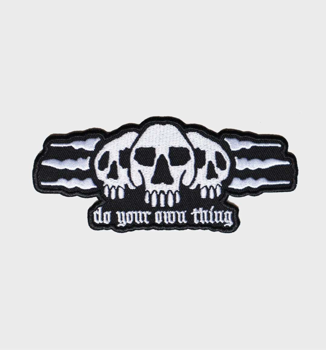 DO YOUR OWN THING IRON ON PATCH