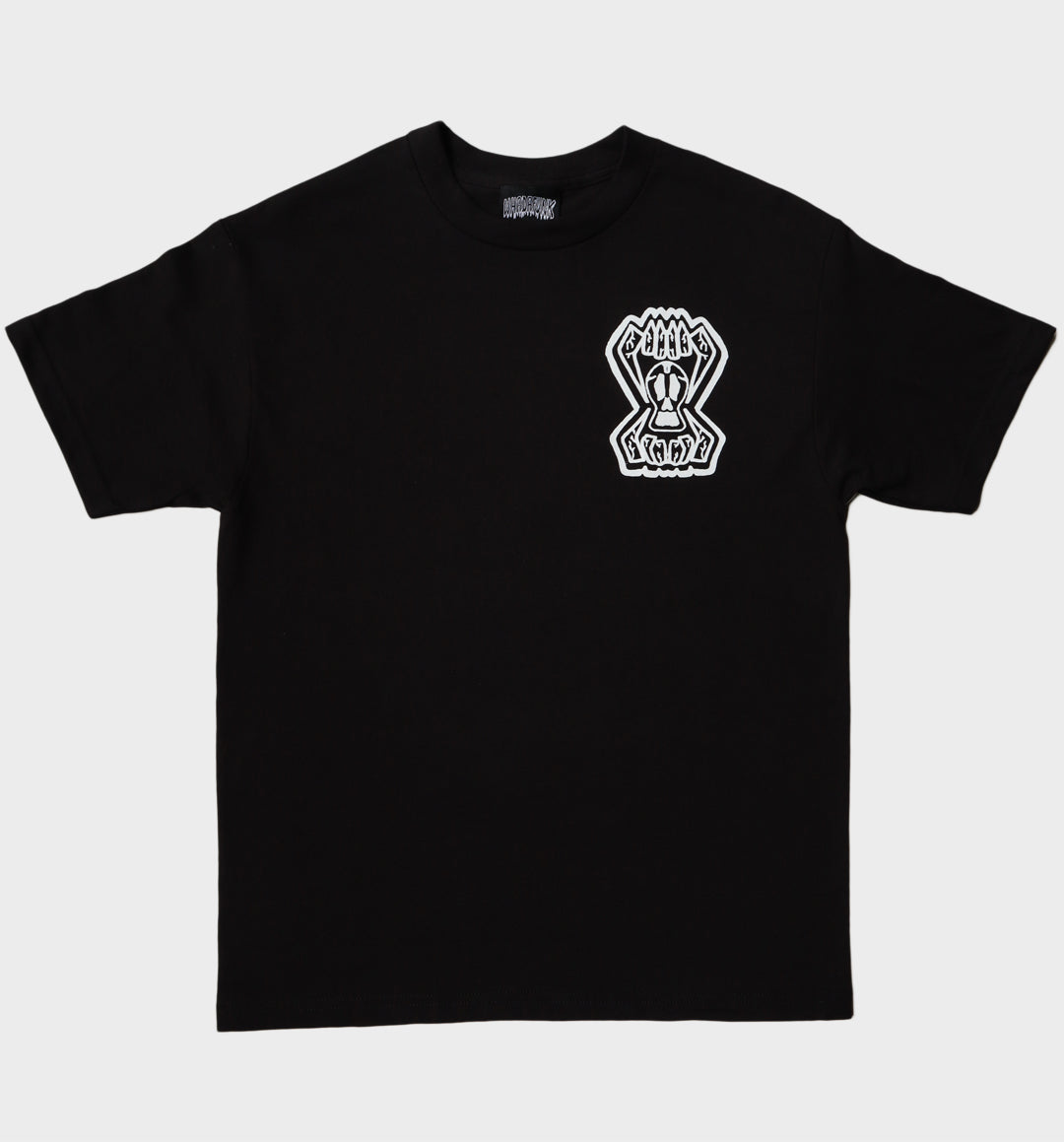 WHADAFUNK SKULL TEETH BLACK T-SHIRT