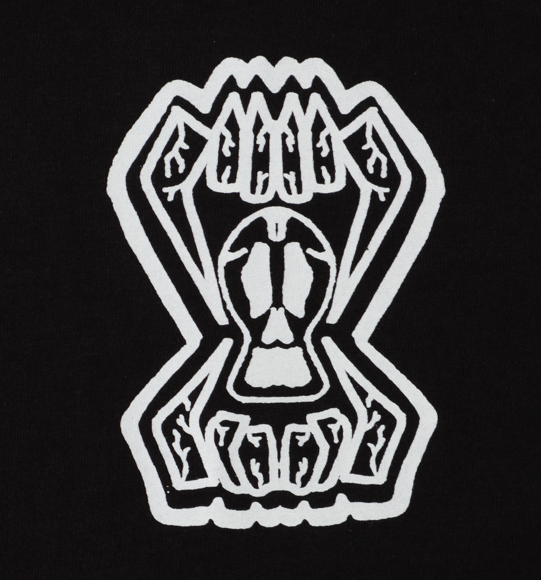 WHADAFUNK SKULL TEETH BLACK T-SHIRT