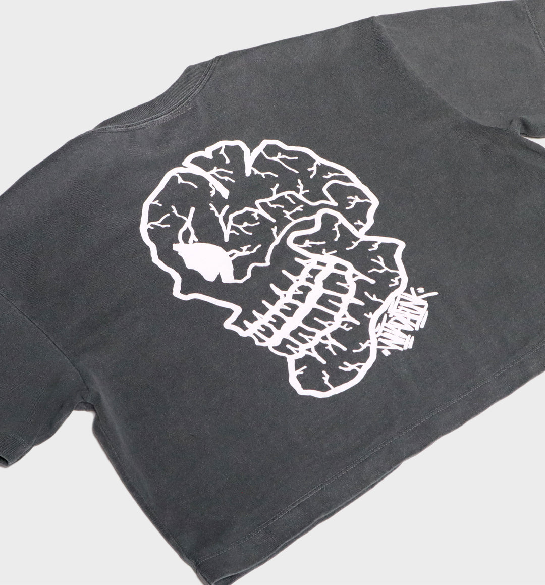 Whadafunk Cracked Skull Women's Crop Tee