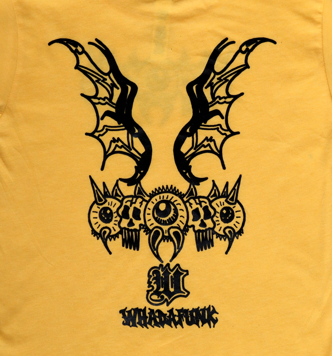 WHADAFUNK WINGED SKULLEYE TODDLER TEE