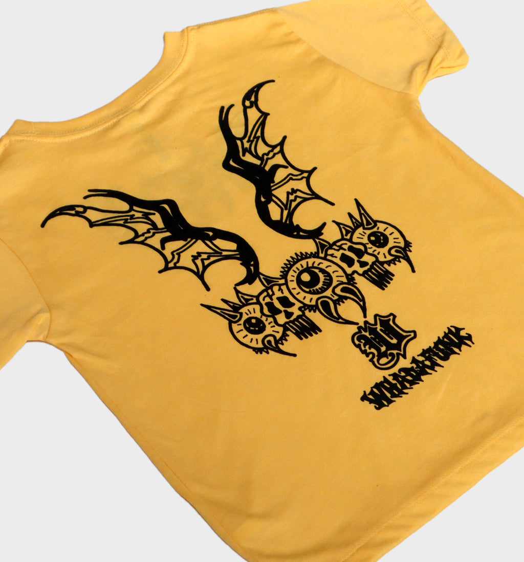 WHADAFUNK WINGED SKULLEYE TODDLER TEE