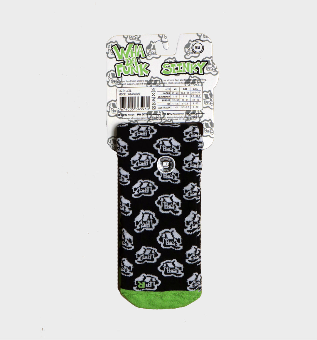 WHADAFUNK x STINKY Collab Socks